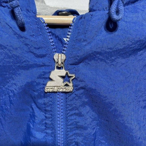 Vintage New York Giants Full Zip Starter Jacket, Large, Blue, Pro Line Hooded - Picture 4 of 13